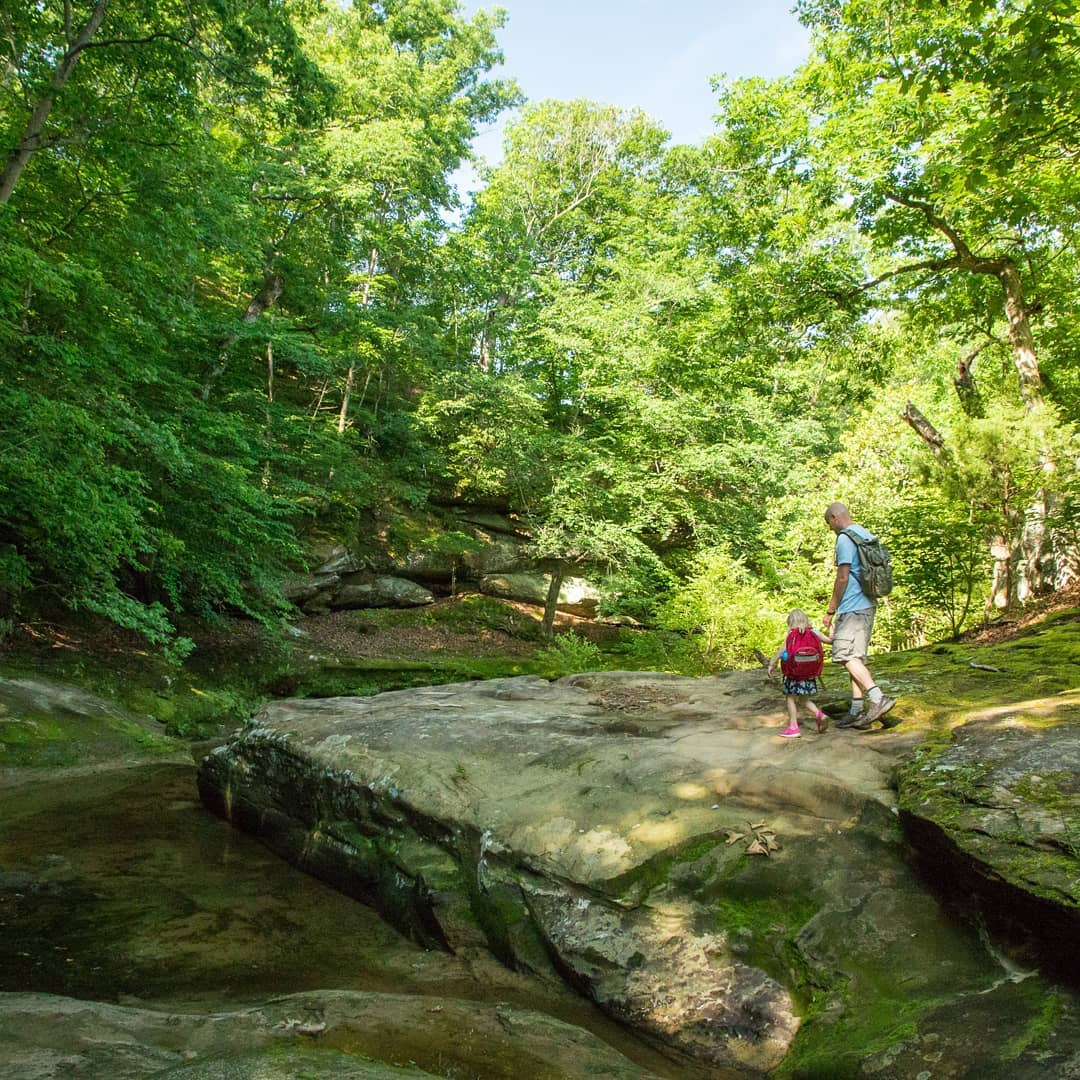 Getting Outdoors With The Midwest Nomad Family - Piney Creek Ravine